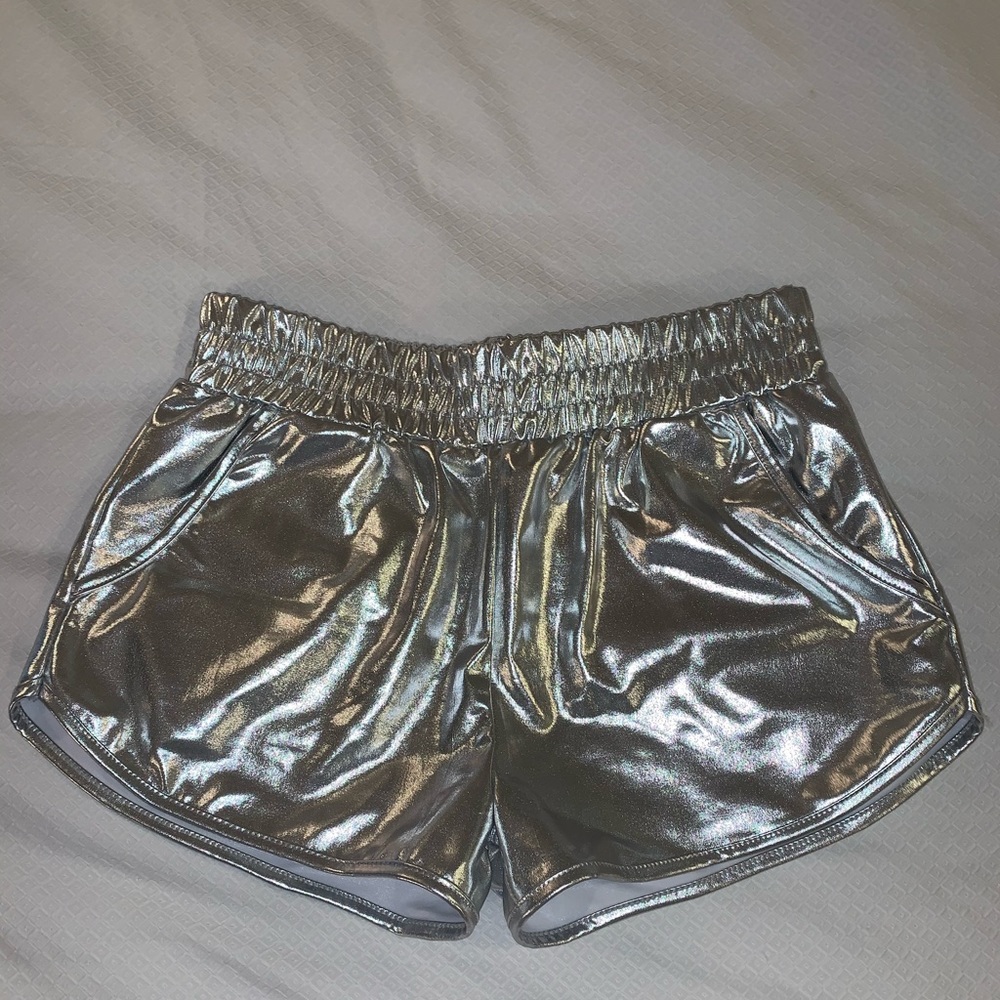 COPY - Silver Booty Shorts
